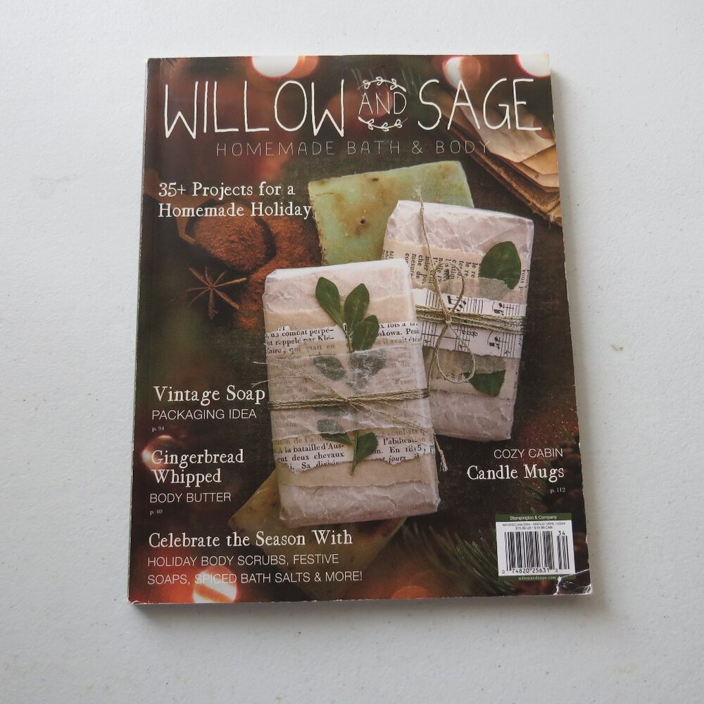 Willow and Sage Homemade Bath & Body Magazine Winter 2024